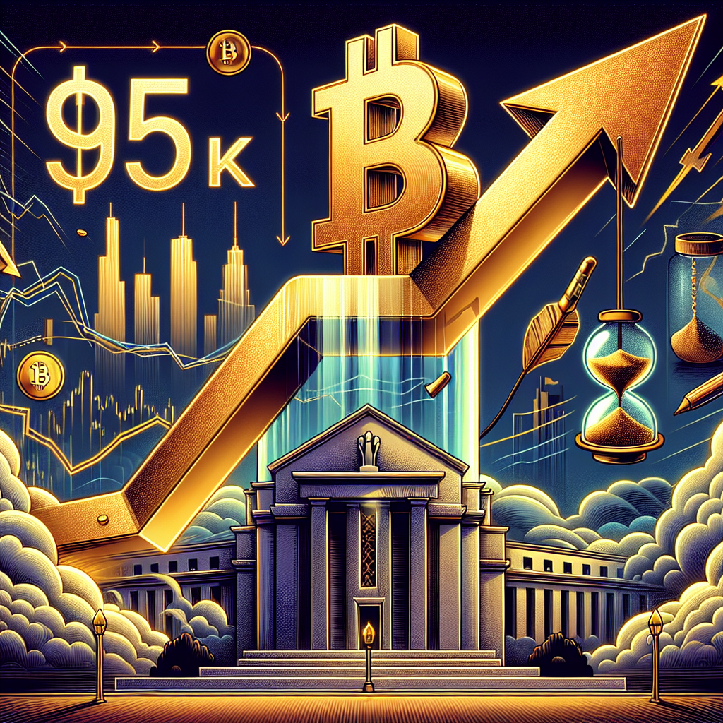 Bitcoin Streeft naar $95K Hertest terwijl Handelaren Voorbereiden op Volatiliteit door Fed Renteverlaging