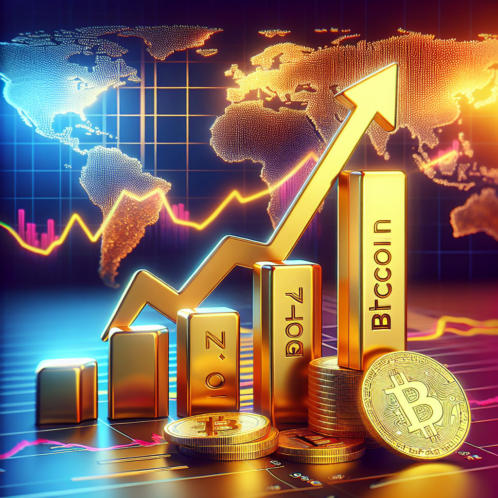 Bitcoin en Goud Stijgen Terwijl Beleggers Wachten op Fed-Besluit te Midden van Wereldwijde Spanningen