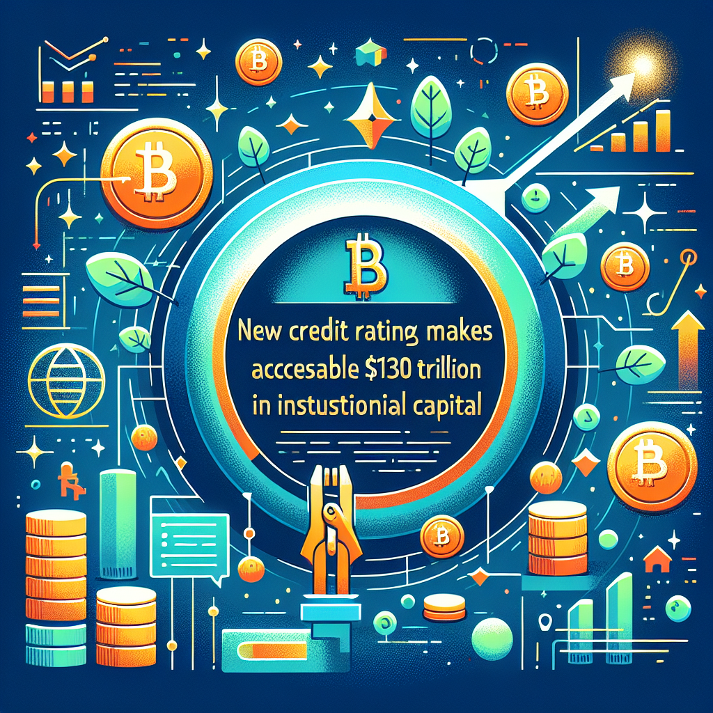nieuwe kredietrating maakt bitcoin toegangelijk voor 130 triljoen aan institutioneel kapitaal