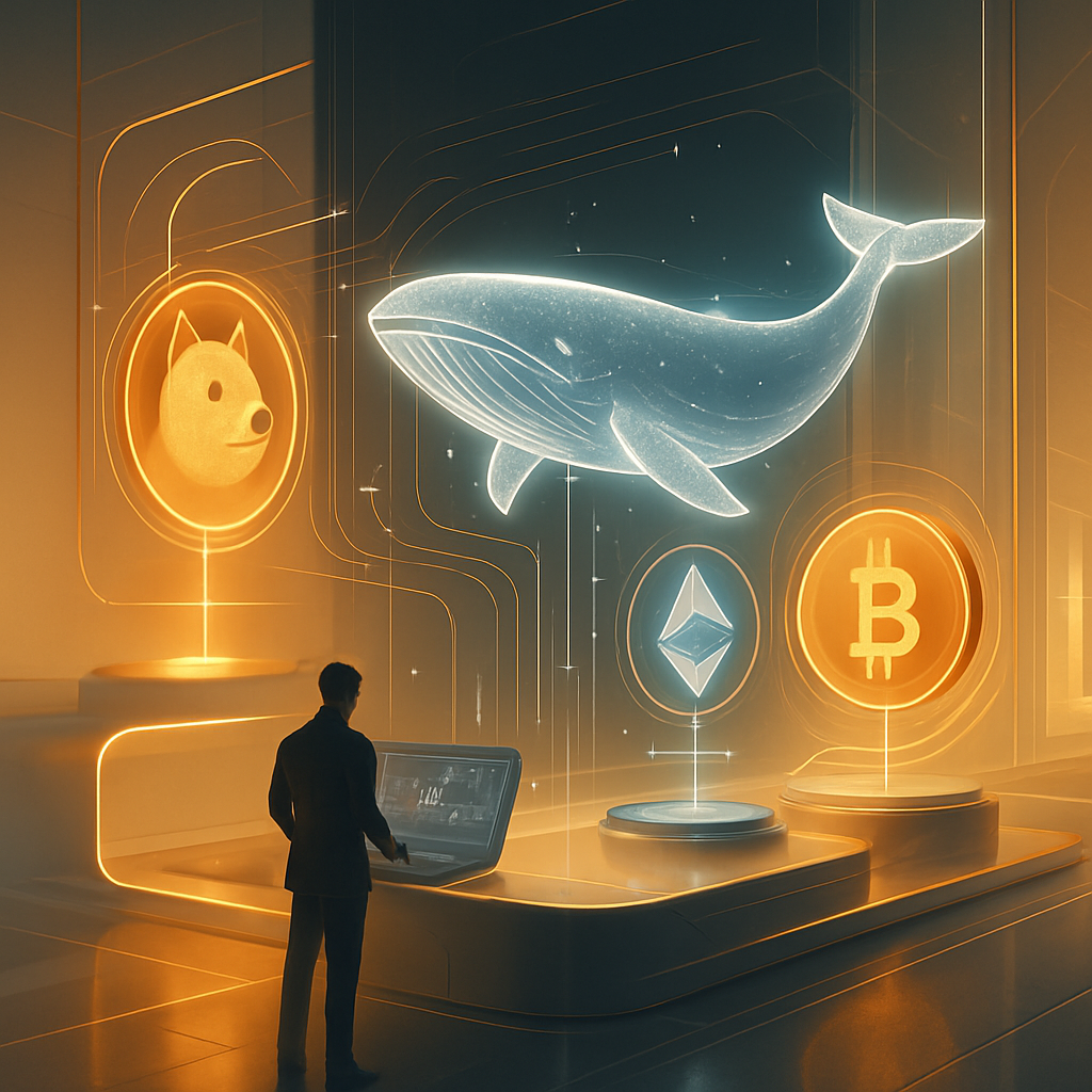 slimme walvis breidt crypto portfolio uit miljoeneninvestering in dogecoin ethereum en bitcoin