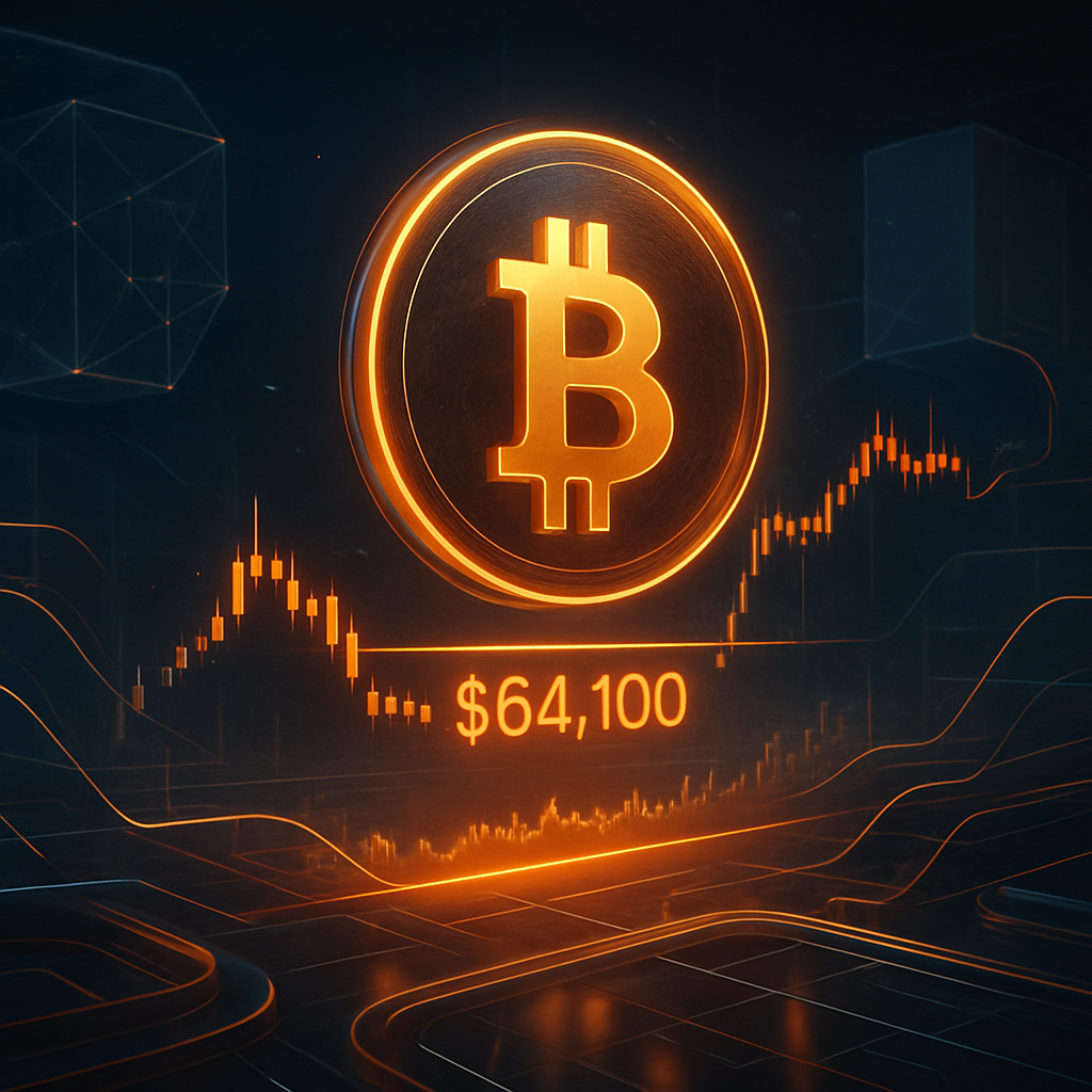 bitcoin aan cruciale weerstand 64 100 als beslissend keerpunt