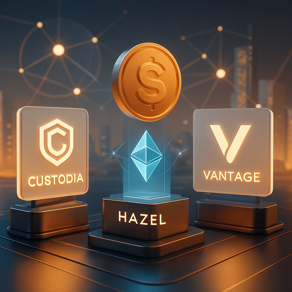 custodia en vantage bank testen token voor naadloze overdracht tussen banken en stablecoins