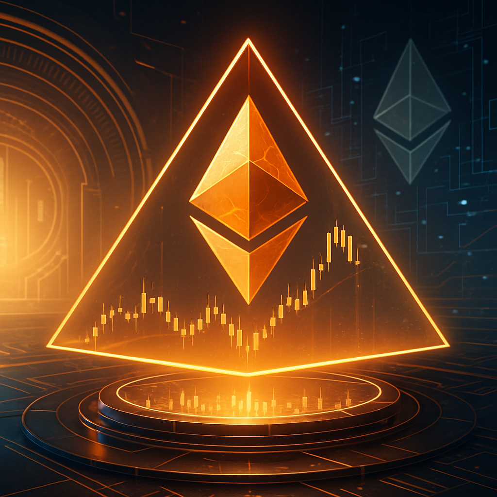 ethereum op cruciaal kruispunt gouden driehoek voorspelt mogelijke koersbepaling