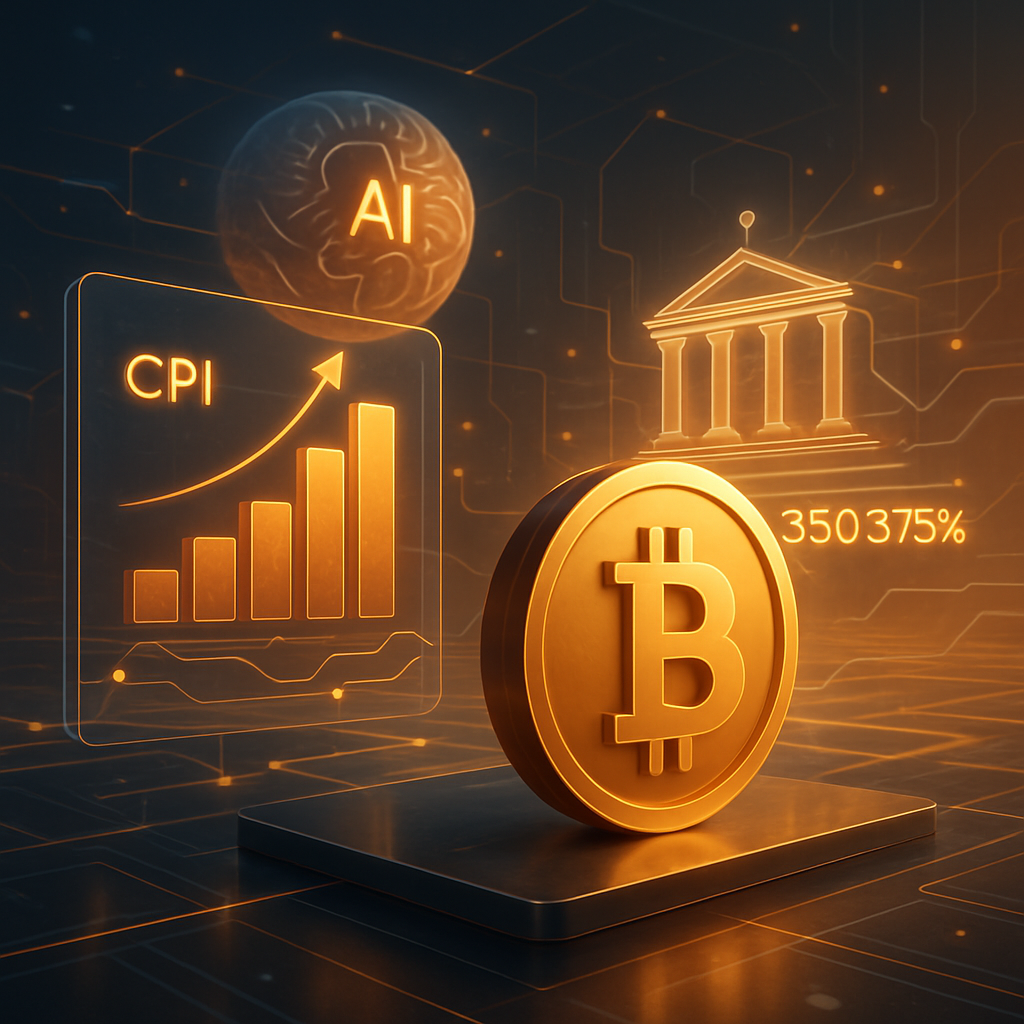 inflatiecijfers vs sturen markt richting stabiele rente invloed op bitcoin en monetair beleid